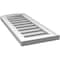 Ekena Millwork Arch Top Surface Mount PVC Gable Vent: Non-Functional, w/2"W x 1-1/2"P Brickmould Frame, 12"W x 26"H GVPAR12X2602SN - alternate 4